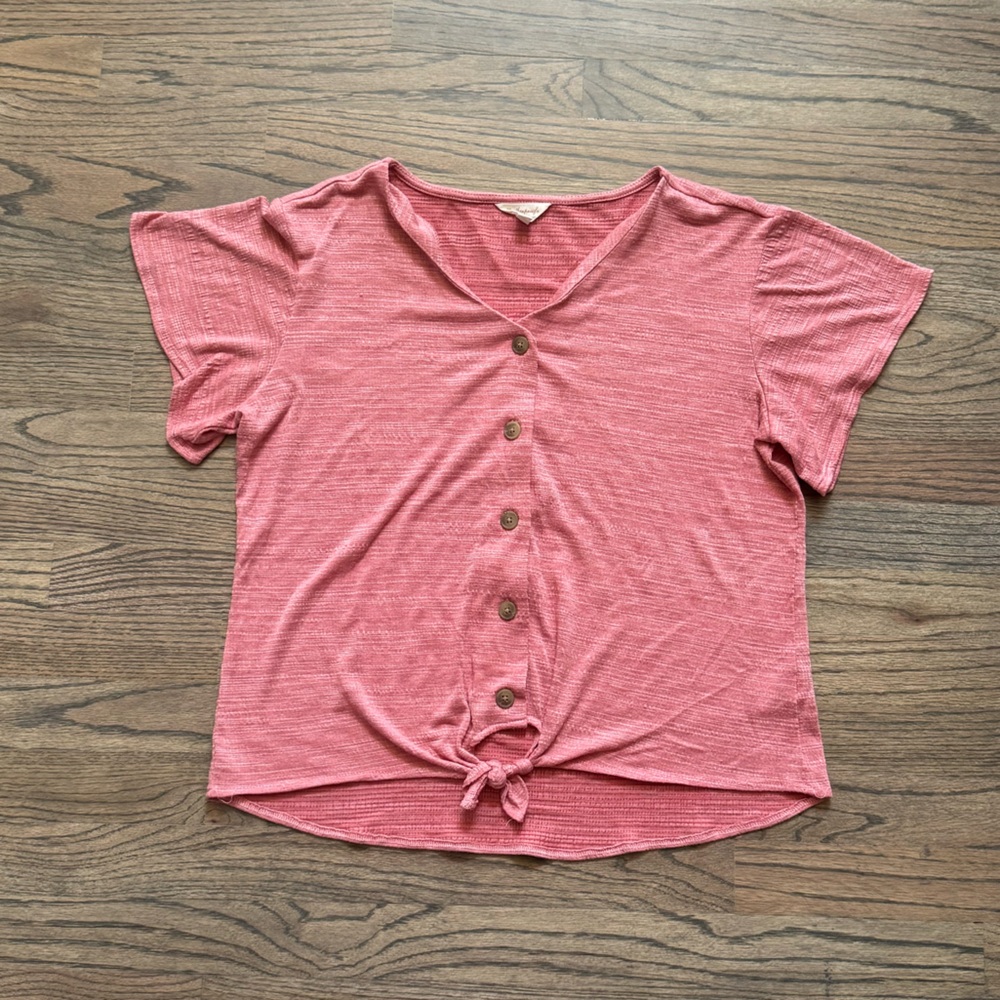 Weatherproof Vintage Buttoned Tee!